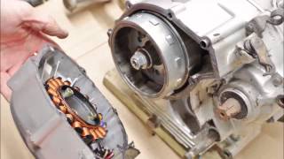 Yamaha YBR XT 125 Flywheel  stator and rotor removal [upl. by Cline]