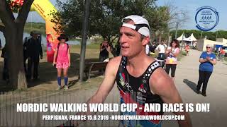 Nordic Walking World Cup in Perpignan FRANCE 1592019 [upl. by Angelita420]