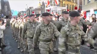 1st FUSILIERS HOME COMING PARADE NEWCASTLE [upl. by Mathias]