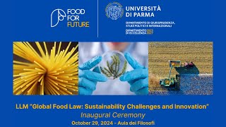 Inaugural Ceremony Global Food Law [upl. by Sylvan521]