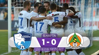 BB Erzurumspor 10 Aytemiz Alanyaspor  8 Hafta  201819 [upl. by Rochelle]