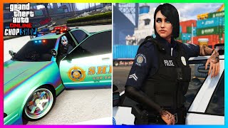 UNLOCK RARE POLICE ACCESSORIES Secret Cop Car NEW Glitch GTA 5 Chop Shop DLC GTA Online Update [upl. by Felix599]