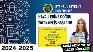 BEYKENT ÜNİVERSİTESİ YATAY GEÇİŞ ADIM ADIM Gerekli belgeler online başvuru [upl. by Morentz]