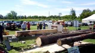 Sawmills at Glengarry wood fair [upl. by Leahcam727]