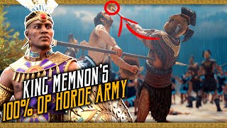 THE LEGEND OF KING MEMNON KING OF AETHIOPIA IN TROY  Total War Saga Troy Memnon Mythos Campaign 1 [upl. by Anikahs]