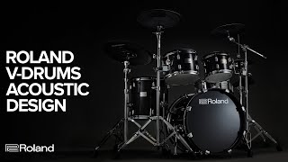 Roland VDrums Acoustic Design Electronic Drum Kits VAD506 VAD503 VAD306 [upl. by Evelunn]