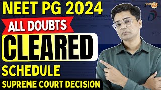 Neet pg Counselling 2024 All Doubts Cleared ✅ Schedule Update neetpg24 [upl. by Rexana]