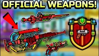 OFFICIAL Ruby Division Clan WEAPONS  Pixel Gun 3D [upl. by Mott]