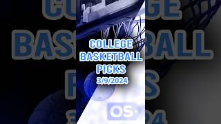 Best College Basketball Picks Today 3924  NCAAB Bets amp Predictions [upl. by Hirsh]