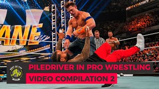 PILEDRIVER IN PRO WRESTLING  COMPILATION 2 [upl. by Dorwin]