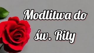 Modlitwa do swRity [upl. by Aicyla]