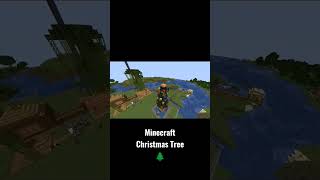 Christmas Tree in Minecraft 🌲 shorts youtube youtubeshorts [upl. by Nuhsyar]