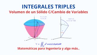 Integral de Volumen con Cambio de Variables [upl. by Nyledam763]