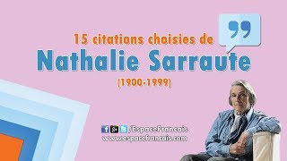 15 citations choisies de Nathalie Sarraute [upl. by Volding]