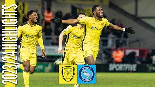 202324 HIGHLIGHTS  Burton Albion v Wycombe Wanderers [upl. by Vicki]