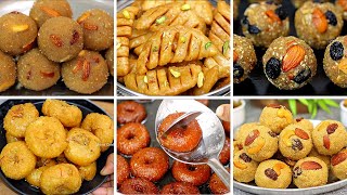 సింపుల్ గా చేసుకొనే 👌😋6 రకాల స్వీట్ రెసిపీస్ Diwali Special 6 Types of Simple Sweet Recipes Telugu [upl. by Anaek]