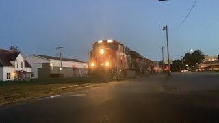 CN 120 at Amherst station [upl. by Eisoj]