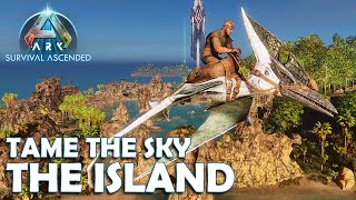 Taming A Pteranodon and Falling A Lot  Ark Survival Ascended  S1 EP3 [upl. by Madea8]