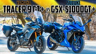 Yamaha Tracer 9 GT vs Suzuki GSXS1000GT  Cycle News [upl. by Nnahaid868]