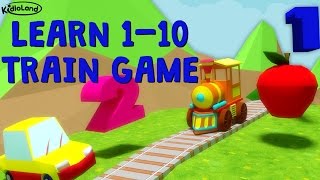 Numbers Train Game For Kids Learn 1 to 10 [upl. by Nellak]