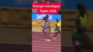 Relay Team USA Like a Jets ✈️Subscribe for more 🥰 Olympic 2024 relay parisolympics2024 USARelay [upl. by Danielle]