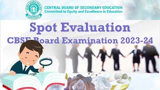 CBSE Spot Evaluation For Board Examination X and XII 202324 Guidelines boardcopykaisecheckhotihai [upl. by Afesoj837]