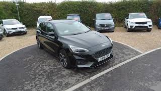 FORD FOCUS 23T ECOBOOST ST HATCHBACK 5DR 2019 PETROL MANUAL amp EURO6 IN Shodow Black [upl. by Notgnirra]