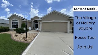 Step Inside The Stunning Lantana Model Home In Mallory Square The Villages Florida [upl. by Nancee]