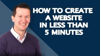 How To Create a Website in less than 5 minutes [upl. by Tanner]