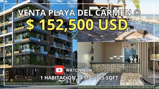 PREVENTA EN PLAYA DEL CARMEN  PLUSVALIA ASEGURADA [upl. by Laamak]