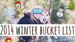 My Winter Bucket List [upl. by Eidac]