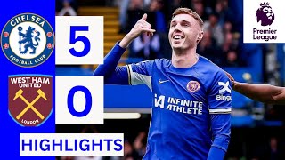 Chelsea vs West ham 50 HIGHLIGHTS All Goals [upl. by Juliano918]