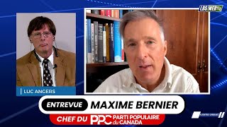 MAXIME BERNIER EN ENTREVUE SUR LBSWEBTV [upl. by Obocaj]