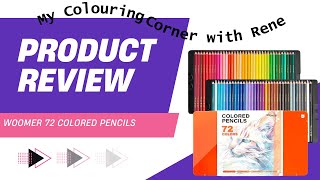 Review and Swatch Woomer coloured pencils [upl. by Jamesy795]