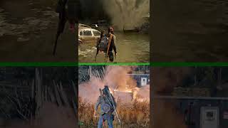 EXPLOSION EFFECTS COMPARISON TLOU2 VS DAYS GONE PART 4 [upl. by Sayed]