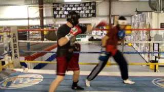 Amateur Sparring Robert Sherman vs Louis Mendoza [upl. by Myers462]