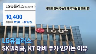 LG유플러스 배당도 잘 주는데 주가는 못 오르는 이유 SK텔레콤 KT [upl. by Marzi]