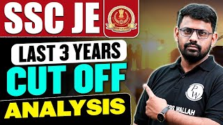 SSC JE 2023  SSC JE Last 3 Years Cut Off Analysis  Civil  Mechanical  Electrical [upl. by Abibah]