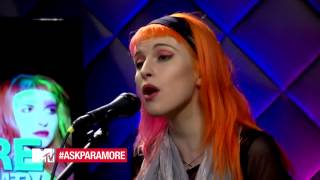 Paramore  Still Into You Live From MTV [upl. by Ruhtracm]