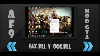 Descargar EAXDLL y OGGDLL para solucionar errores de Juegos Loquendo [upl. by Adlare]