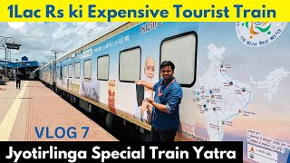 INDIA’S MOST EXPENSIVE BHARAT GAURAV AC DELUXE TOURIST TRAIN SPECIAL YATRA 😳 12 Jyotirlinga Train [upl. by Bannon]