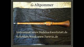 Altpommer g Pommer alto shawm renaissance medieval mittelalter Schalmei [upl. by Anairdna]