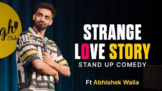 Strange love story  Stand up comedy Crowdwork ft Abhishek Walia [upl. by Iridis]