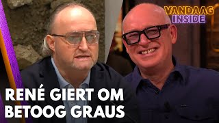 René giert om vurig betoog van Dion Graus Is toch leuk zon man  VANDAAG INSIDE [upl. by Ara]