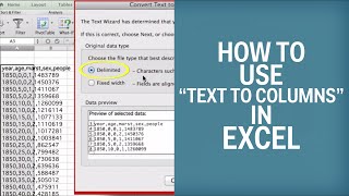 How To Use quotText To Columnsquot In Excel [upl. by Deeas673]