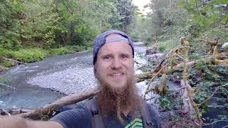 Hoh rainforest awesome backpacking trip  Vlog 116 10d after defense [upl. by Tychon]