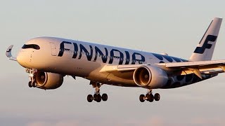 FINNAIR 95 YEARS  Finnair Fleet Landing at Helsinki Airport  A350 A330 A32X [upl. by Ajssatan]