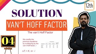 Solutions  Class 12 L4  vant Hoff factor  Henrys law Azeotropes [upl. by Anauqed]