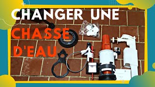 comment changer le mécanisme dune chasse deau de wc  tuto facile [upl. by Nyleek]