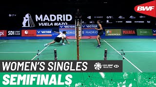 Madrid Spain Masters 2023  Carolina Marin ESP 1 vs Gregoria Mariska Tunjung INA 5  SF [upl. by Yseulte]